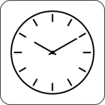 Clock Icon Favicon 