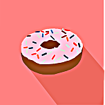 Doughnut Icon Favicon 