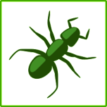 Eco Green Ant Icon Favicon 