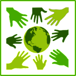 Eco Green Solidarity Icon Favicon 
