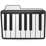 Folder Piano Favicon 