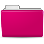Folder Pink Favicon 