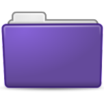 Folder Violet Favicon 