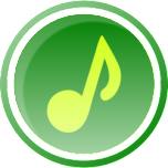 Music Icon Green Favicon 
