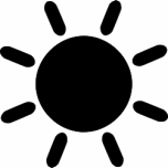 Sun Icon Favicon 