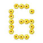 Floral Alphabet G Favicon 