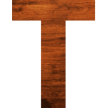 Wood Texture Alphabet T Favicon 