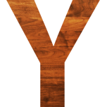 Wood Texture Alphabet Y Favicon 