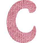 Wooly Alphabet C Favicon 