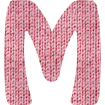 Wooly Alphabet M Favicon 
