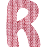 Wooly Alphabet R Favicon 