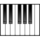A Piano Keyboard Octave Favicon 
