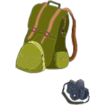 Backpack And Camera Favicon 