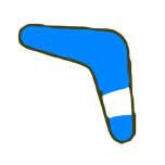 Blue Boomerang Favicon 