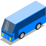 Blue Bus Favicon 