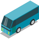 Blue Bus Teal Favicon 