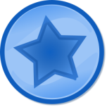 Blue Circled Star Favicon 