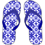 Blue Pattern Flip Flops Favicon 
