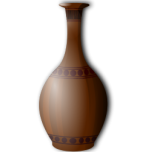 Brown Vase Clipart Favicon 
