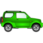 Car  Green Favicon 