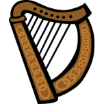 Celtic Harp Favicon 