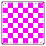 Chessboard   Modern Pink Favicon 