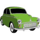 Classic Green Car Favicon 