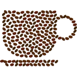 Coffee Beans Cup Favicon 