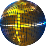 Colorful Disco Ball Favicon 