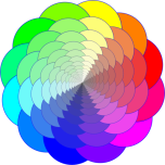 Colorful Shape Geometric Progression Favicon 