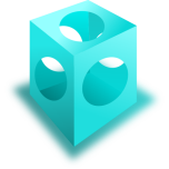 Cube With Holes Favicon 