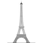 Detailed Eiffel Tower Favicon 