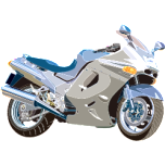 Detailed Motorcycle Favicon 