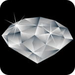 Diamond Gemstone Deimantas Favicon 