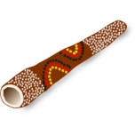 Didgeridoo Australian Traditional Music Instrument Favicon 