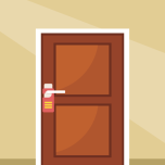 Door With Sign Favicon 