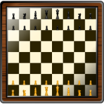 Fancy Chess Board And Pieces Favicon 