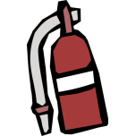 Fire Extinguisher   Colour Favicon 
