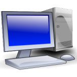 Generic Desktop Pc With Screen And Mouse Favicon 