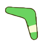 Green Boomerang Favicon 