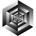 Isometric Cube Illusion Favicon 
