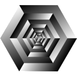Isometric Cube Illusion Rotated Favicon 
