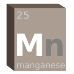 Manganese Mn Block  Chemistry Favicon 