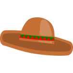 Mexican Sombrero Favicon 