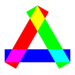 Rgb Long Rectangles Triangle Favicon 