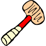 Roughly Drawn Hammer Favicon 