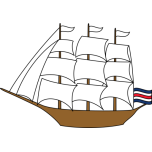 Sailing Ship Favicon 