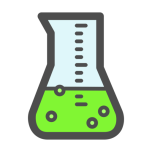 Science Beaker   Green Favicon 