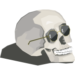 Skull Wearing Sunglasses Favicon 