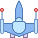 Space Fighter Favicon 